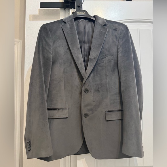 Alfani Men’s Gray Velvet Blazer